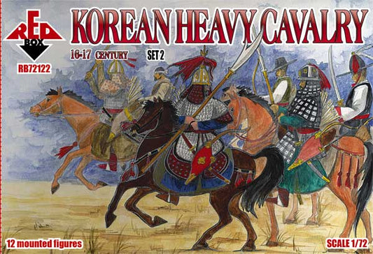 Red Box RB72122 1:72 Korean Heavy Cavalry 16-17 century