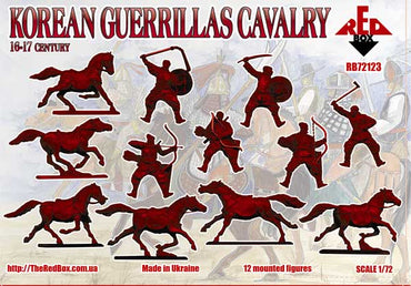 Red Box RB72123 1:72 Korean Guerrillas Cavalry 16-17 century