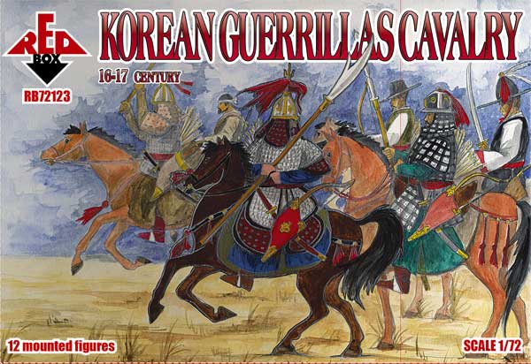 Red Box RB72123 1:72 Korean Guerrillas Cavalry 16-17 century