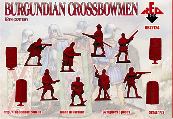 Red Box RB72124 1:72 Burgundian crossbowmen