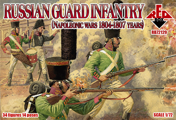 Red Box RB72129 1:72 Napoleonic Russian Guard Infantry