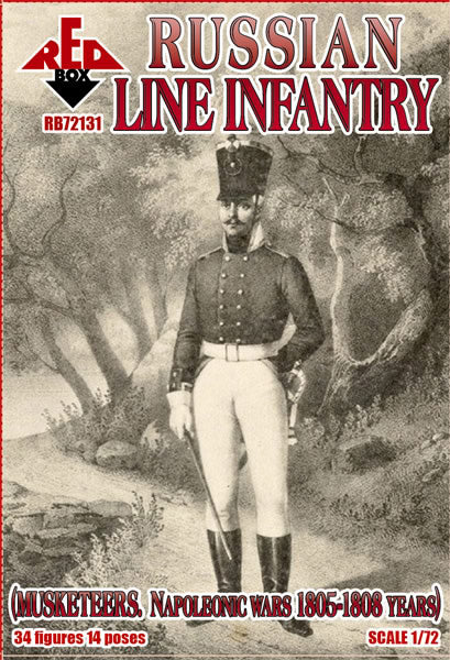 Red Box RB72131 1:72 Napoleonic Russian Line Infantry