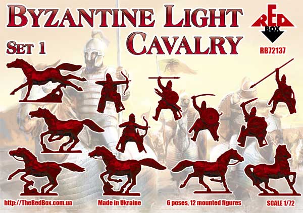 Red Box RB72137 1:72 Byzantine Light Cavalry Set 1