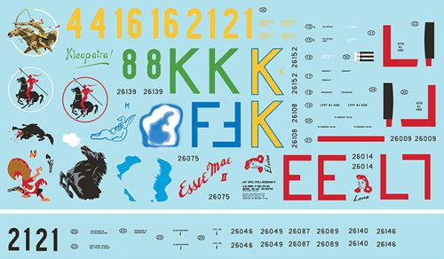 Moose Republic Decals RBDS32001 1:32 J 26/S 26 North-American P-51D Mustang