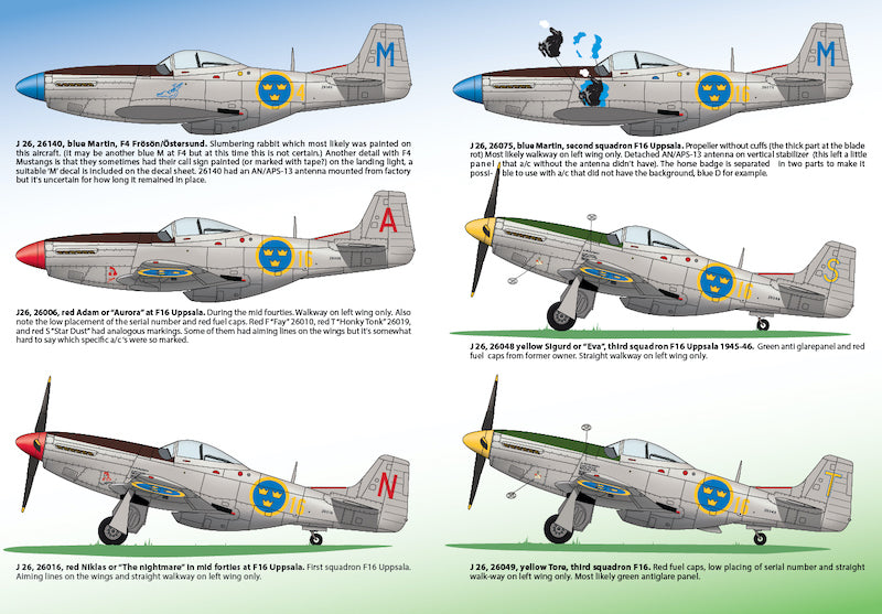 Moose Republic Decals RBDS48003 1:48 J 26/S 26 P-51D Mustang Part 2