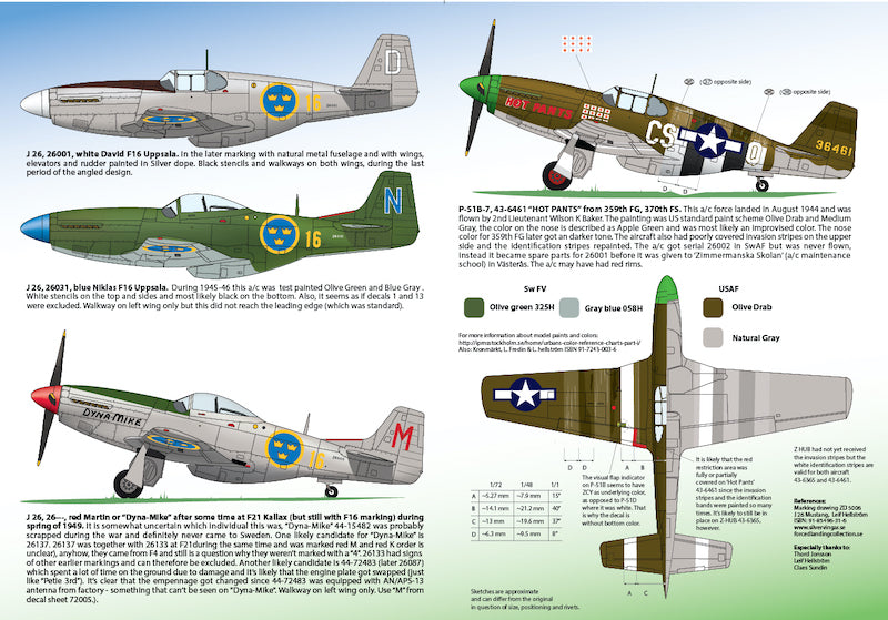 Moose Republic RBDS48004 1:48 P-51B/D Mustang Part 3 J 26/S 26
