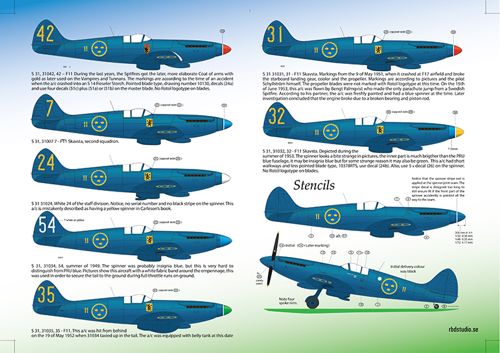 Moose Republic Decals RBDS48006 1:48 S 31 Supermarine Spitfire Pr Mk.XIX
