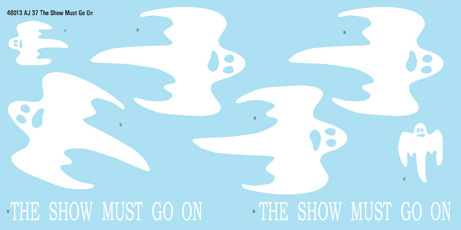 Moose Republic Decals RBDS48013 1:48 Saab AJ-37 'Viggen' 'The Show Must Go On'