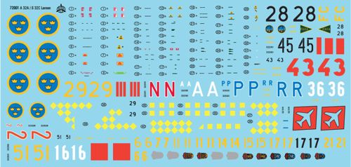 Moose Republic Decals RBDS72001 1:72 A 32A S 32C Saab 'Lansen'