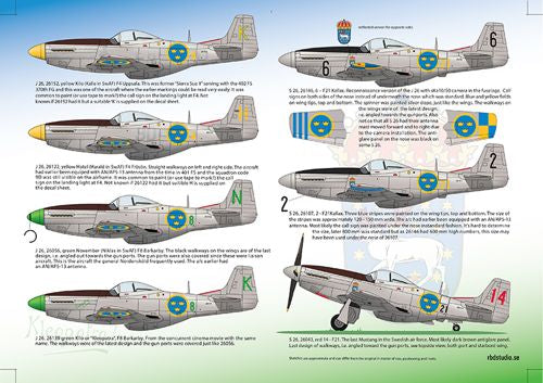 Moose Republic Decals RBDS72005 1:72 J 26/S 26 P-51D Mustang part 1