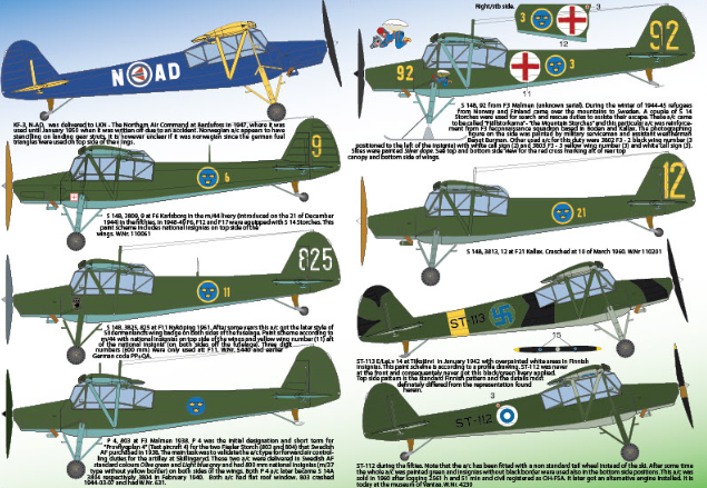 Moose Republic RBDS72021 1:72 Fi-156C Storch Finland/Sweden/Norway