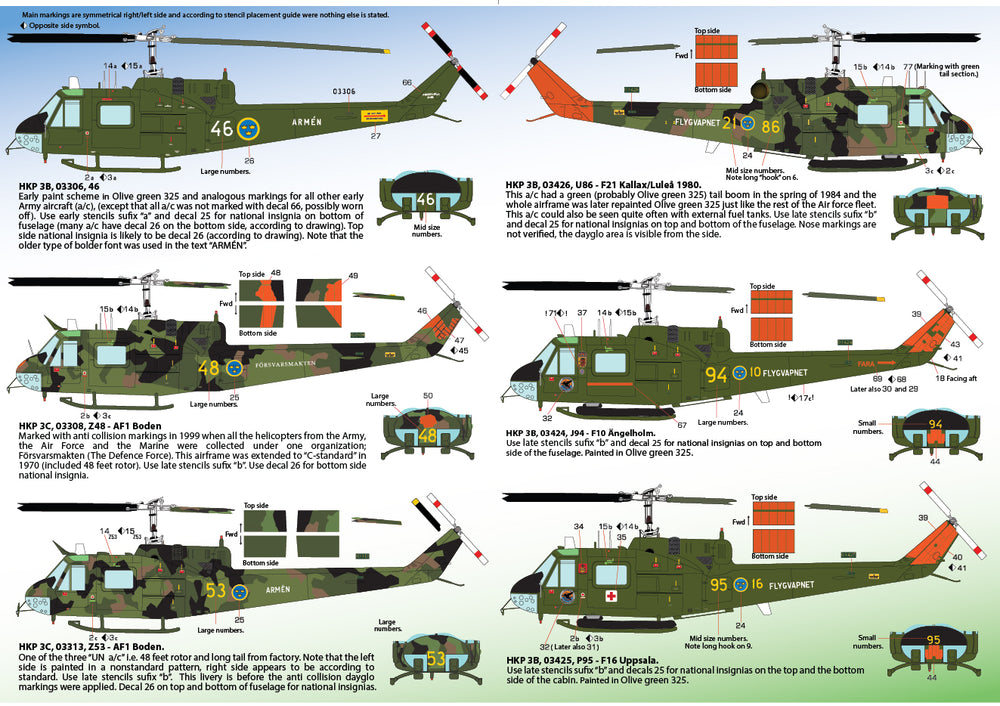 Moose Republic RBDS72022 1:72 HKP 3A/3B/3C Bell UH-1B Iroquois