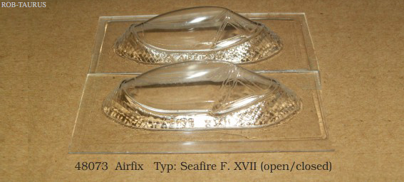 Rob Taurus RBT48073 1:48 Supermarine Seafire F Mk.XVIIC open/closed