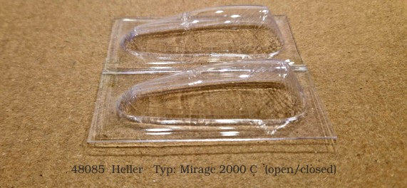 Rob Taurus RBT48085 1:48 Dassault_Mirage 2000C open/closed, for Heller
