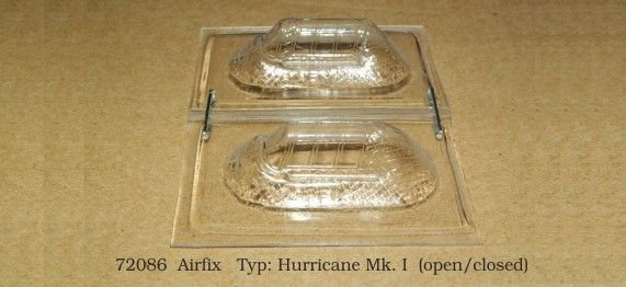 Rob Taurus RBT72086 1:72 Hawker Hurricane Mk.I open/closed
