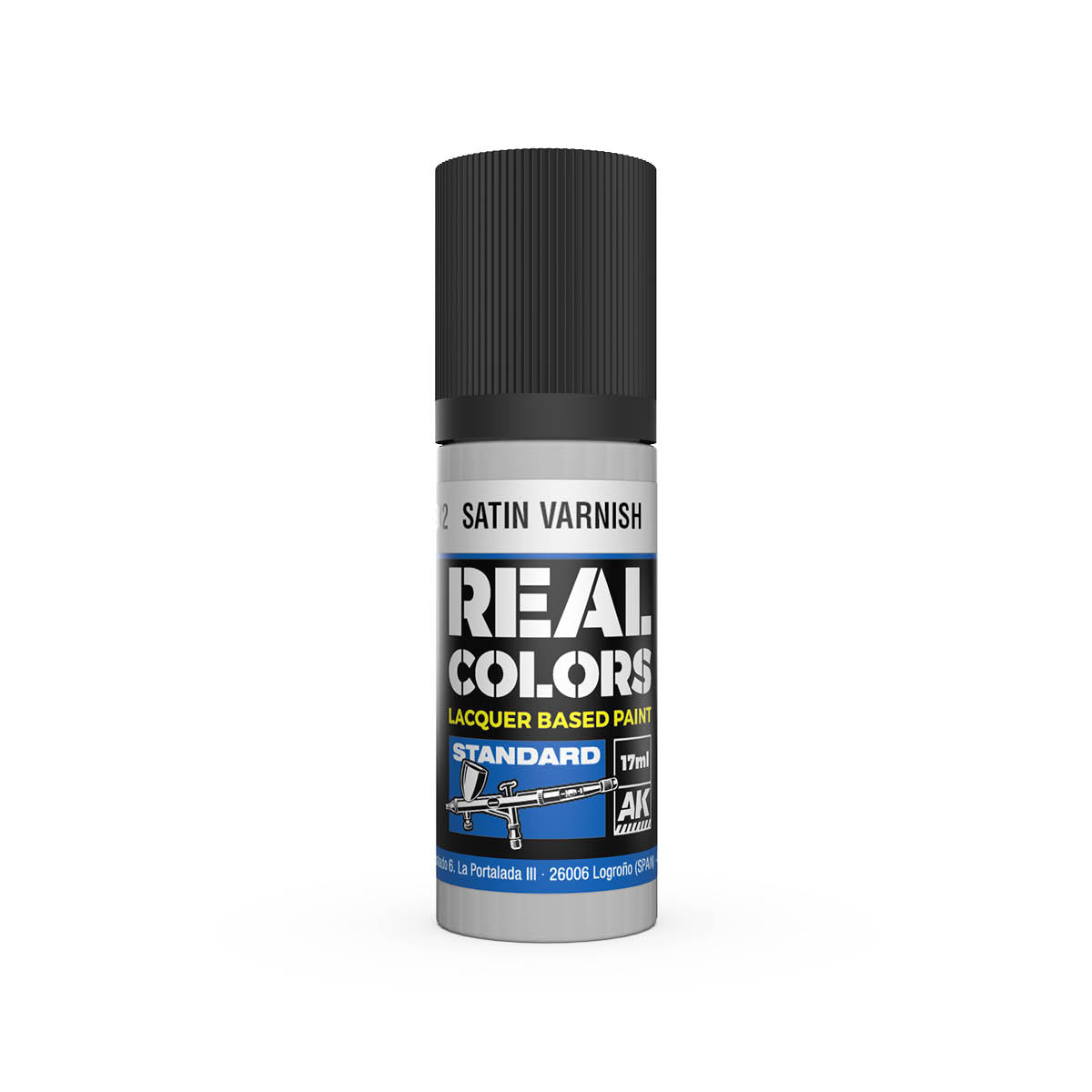 AK Interactive RC802 Satin Varnish 17ml Real Colours Lacquer Paint