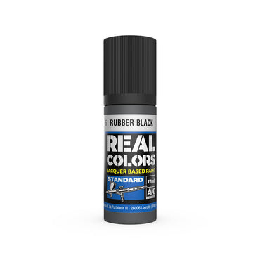 AK Interactive RC805 Rubber Black 17ml Real Colours Lacquer Paint