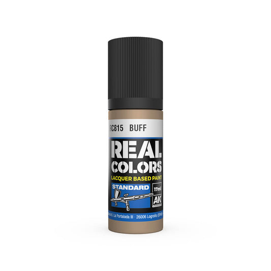 AK Interactive RC815 Buff 17ml Real Colours Lacquer Paint