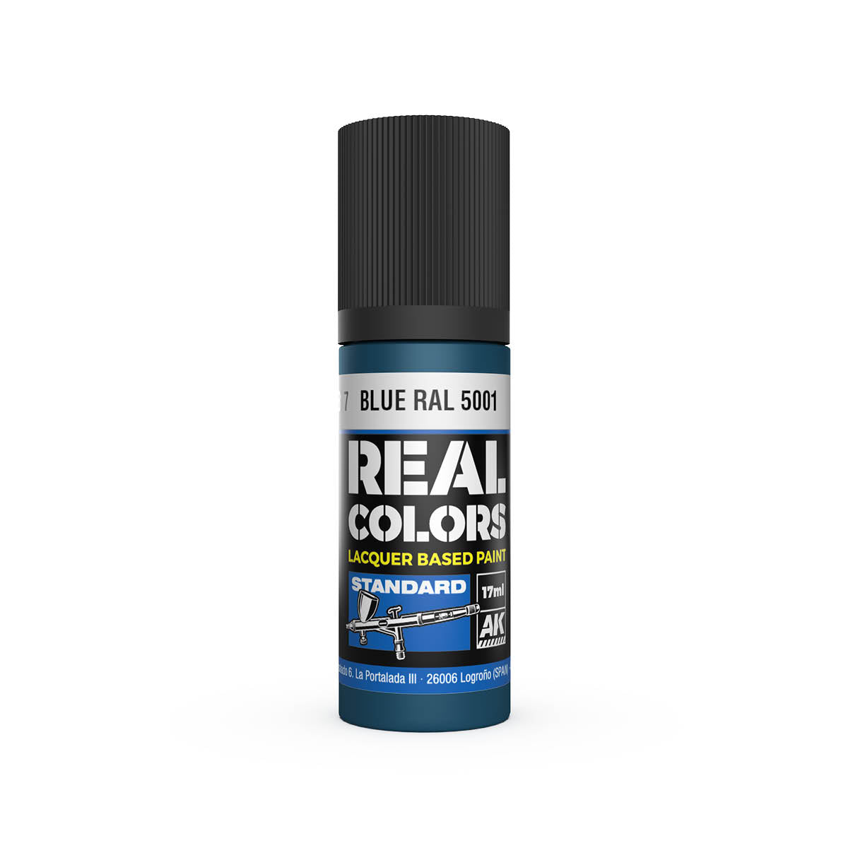 AK Interactive RC817 Blue RAL 5001 17ml Real Colours Lacquer Paint