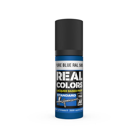 AK Interactive RC818 Pure Blue RAL 5005 17ml Real Colours Lacquer Paint