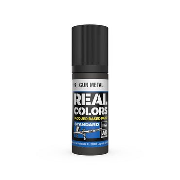 AK Interactive RC819 Gun Metal 17ml Real Colours Lacquer Paint
