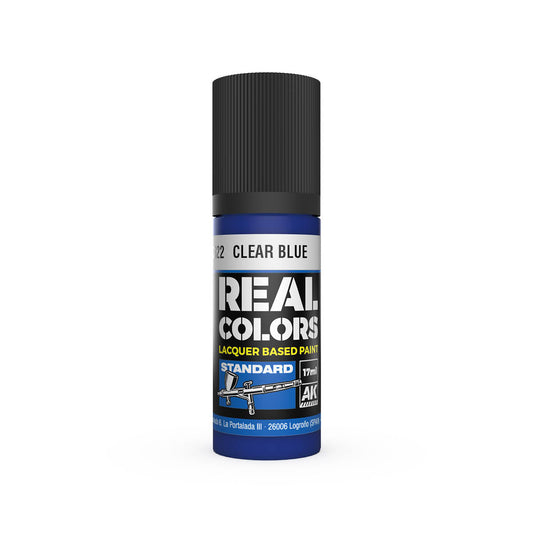 AK Interactive RC822 Clear Blue 17ml Real Colours Lacquer Paint