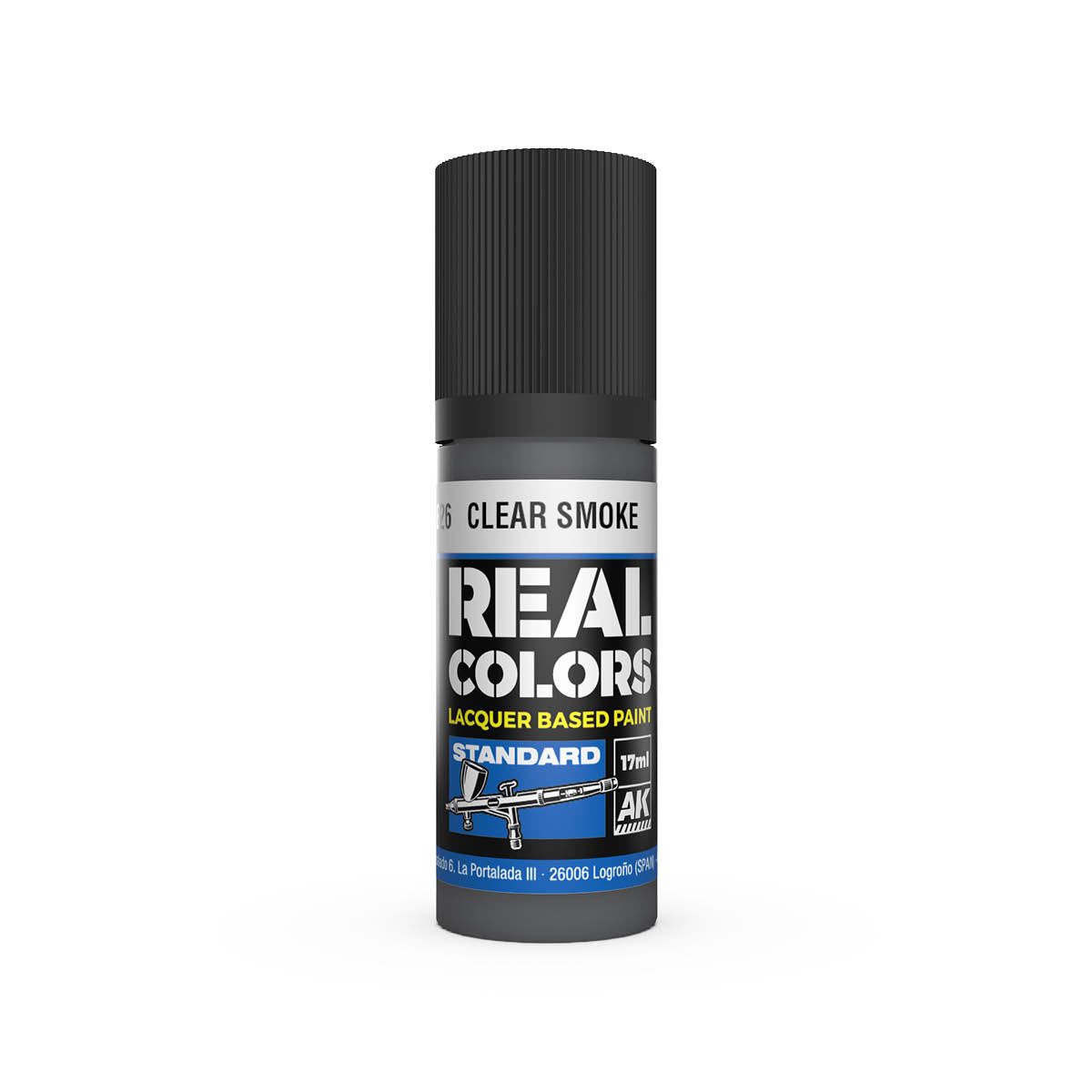 AK Interactive RC826 Clear Smoke 17ml Real Colours Lacquer Paint