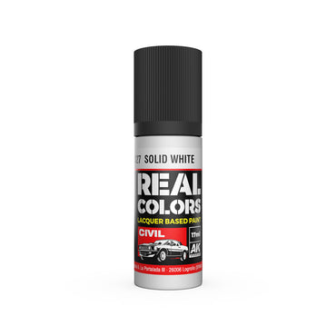 AK Interactive RC827 Solid White 17ml Real Colours Lacquer Paint