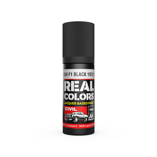 AK Interactive RC828 British F1 Black 1972-1986 17ml Real Colours Lacquer Paint
