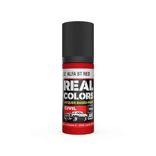 AK Interactive RC832 Alfa BT Red 17ml Real Colours Lacquer Paint