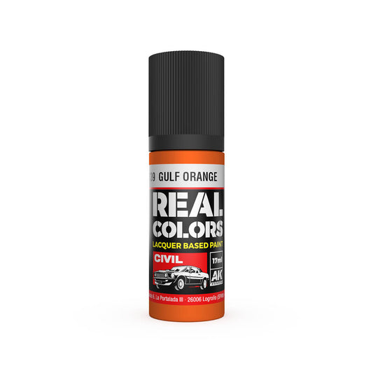 AK Interactive RC839 GULF Orange 17ml Real Colours Lacquer Paint