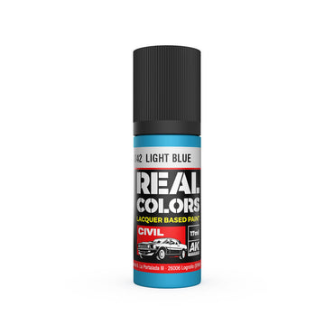 AK Interactive RC842 Light Blue 17ml Real Colours Lacquer Paint