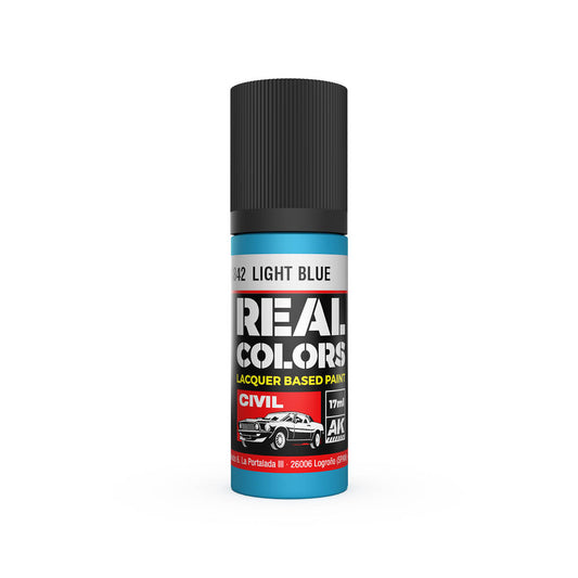 AK Interactive RC842 Light Blue 17ml Real Colours Lacquer Paint