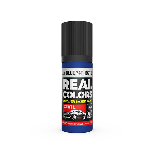 AK Interactive RC845 Rally Blue 74F 1997-2002 17ml Real Colours Lacquer Paint