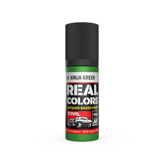 AK Interactive RC849 Ninja Green 17ml Real Colours Lacquer Paint