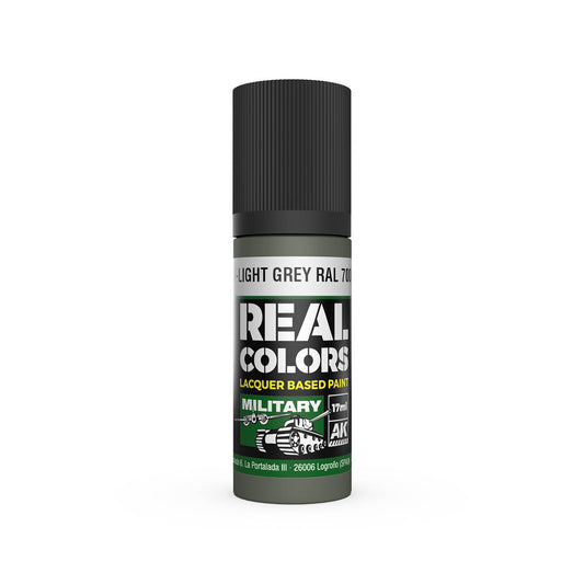AK Interactive RC854 Hellgrau-Light Grey RAL7009 17ml Real Colours Lacquer Paint