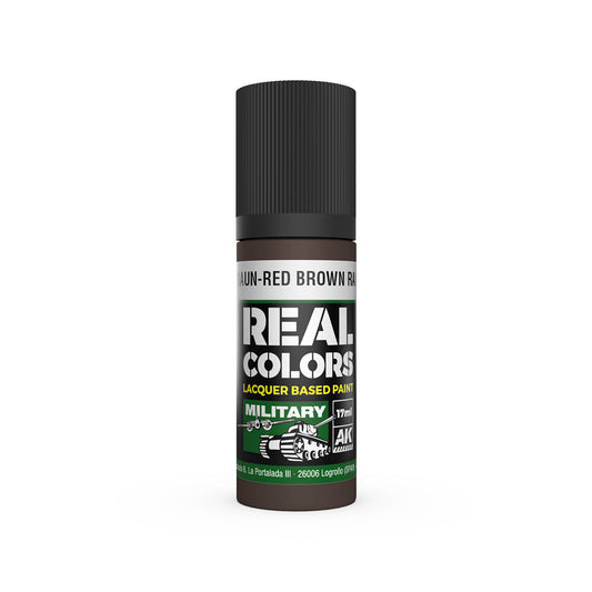 AK Interactive RC864 Rotbraun-Red Brown RAL 8017 17ml Real Colours Lacquer Paint