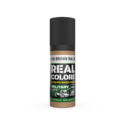 AK Interactive RC865 Braun-Brown RAL 8020 17ml Real Colours Lacquer Paint