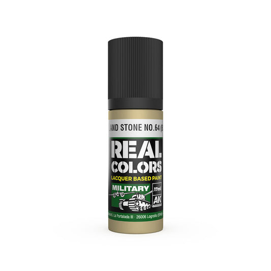 AK Interactive RC869 Portland Stone No64 (BS381) 17ml Real Colours Lacquer Paint