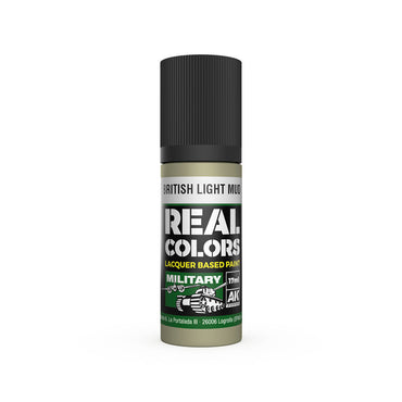 AK Interactive RC872 British Light Mud 17ml Real Colours Lacquer Paint