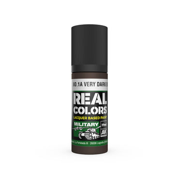 AK Interactive RC873 SCC No1A Very Dark Brown 17ml Real Colours Lacquer Paint
