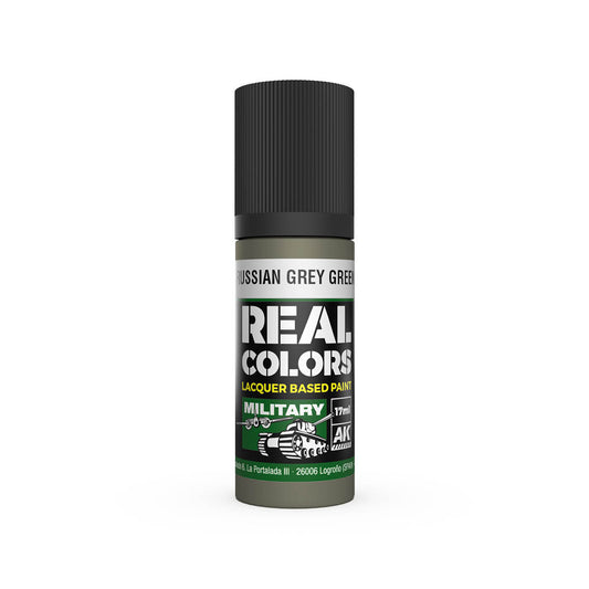 AK Interactive RC879 Russian Grey Green 17ml Real Colours Lacquer Paint