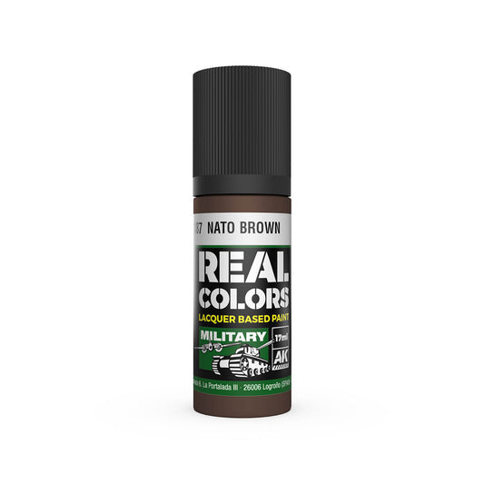 AK Interactive RC887 NATO Brown 17ml Real Colours Lacquer Paint