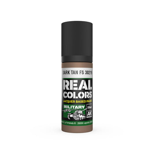 AK Interactive RC895 Dark Tan FS 30219 17ml Real Colours Lacquer Paint