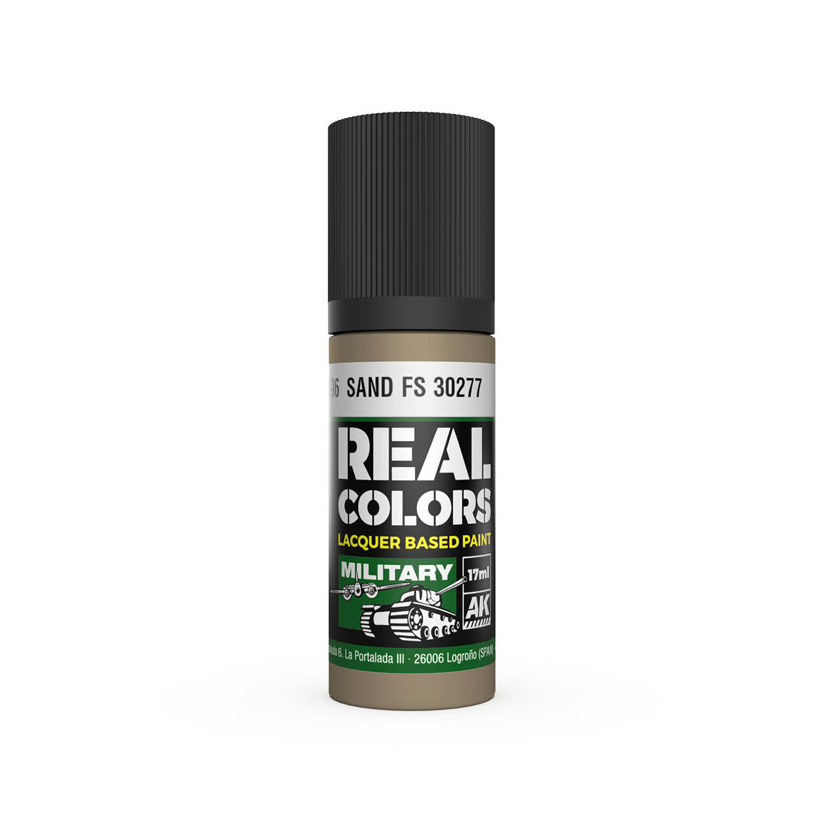 AK Interactive RC896 Sand FS 30277 17ml Real Colours Lacquer Paint