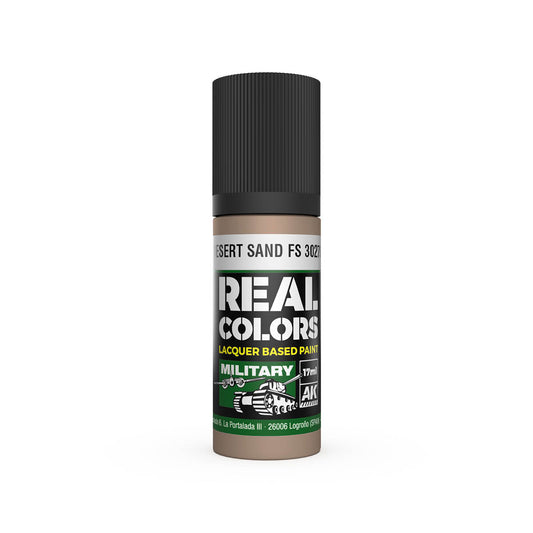 AK Interactive RC897 Desert Sand FS 30279 17ml Real Colours Lacquer Paint