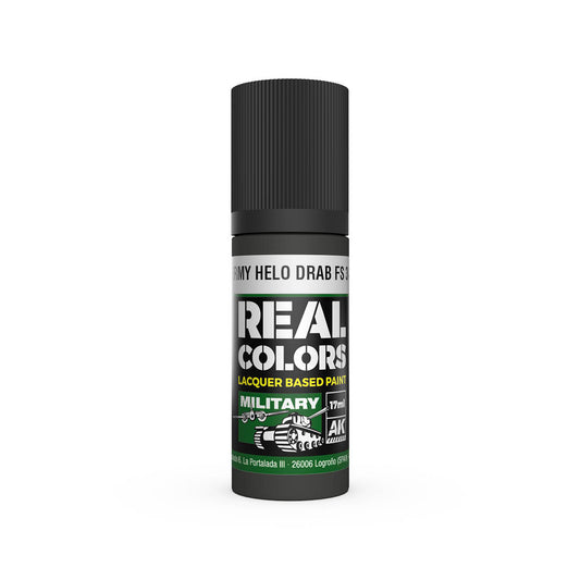 AK Interactive RC899 US Army Helo Drab FS 34031 17ml Real Colours Lacquer Paint