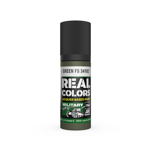 AK Interactive RC905 Green FS 34102 17ml Real Colours Lacquer Paint