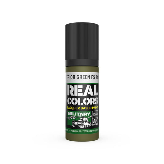 AK Interactive RC906 Interior Green FS 34151 17ml Real Colours Lacquer Paint