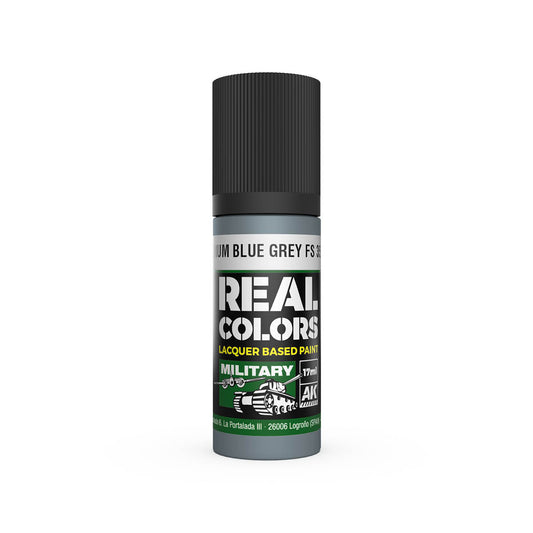 AK Interactive RC909 Medium Blue Grey FS 35237 17ml Real Colours Lacquer Paint